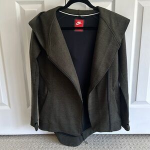 Nike Asymmetrical Hooded Cape Jacket